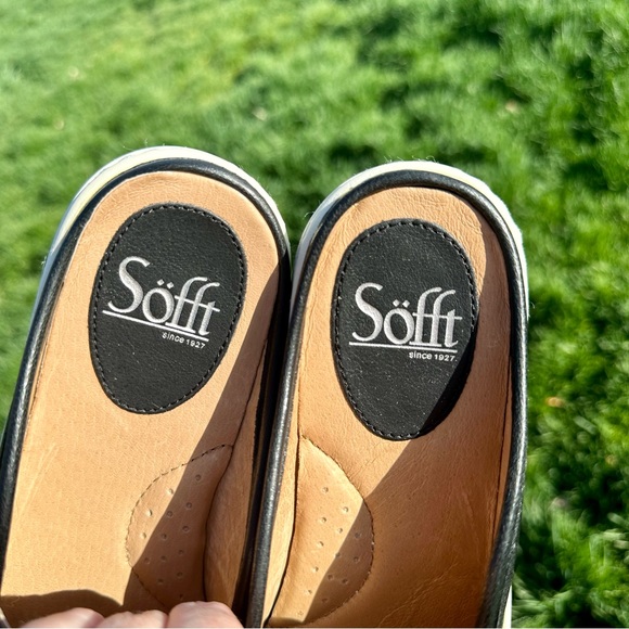 SOFFT Size 7 Italian Leather Somers Moccasins Black - Picture 3 of 7